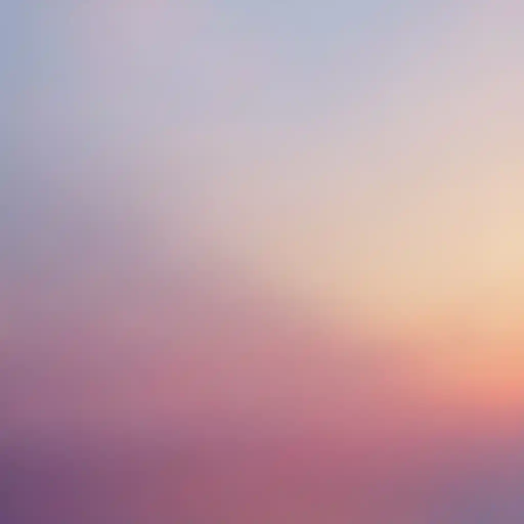 Minimal abstract composition suggesting a peaceful personal evening space